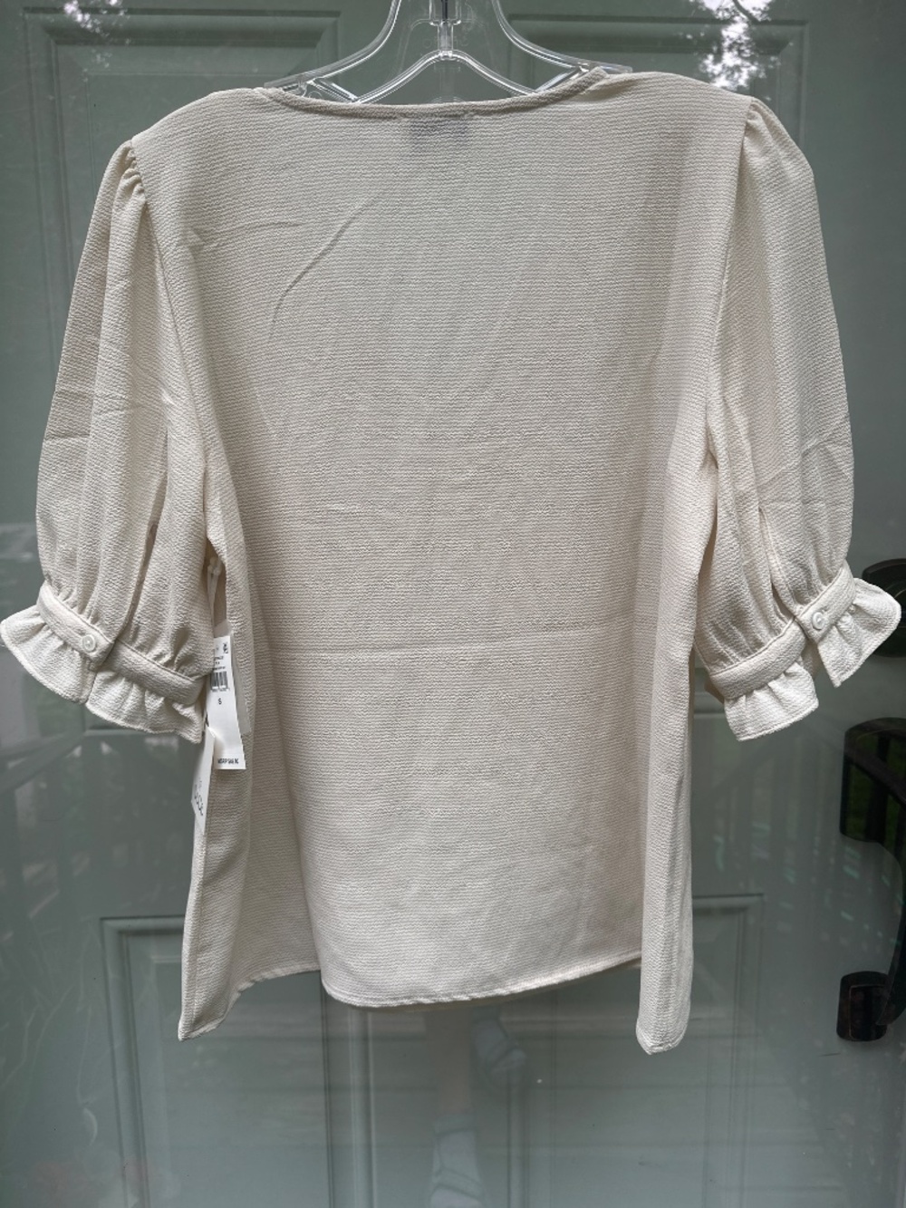 CeCe blouse with ruffled cuffs - size S - Picture 4 of 5